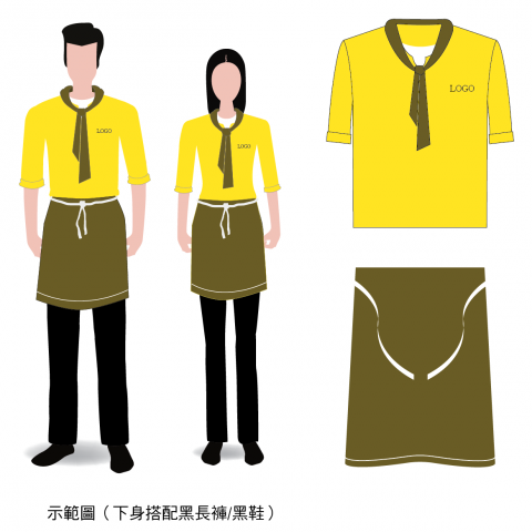 林 YAYOI - 冷飲店制服設計