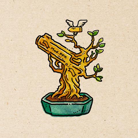 Metaphor.L 插畫工作室  - 酒單插畫 _ 經典調酒系列