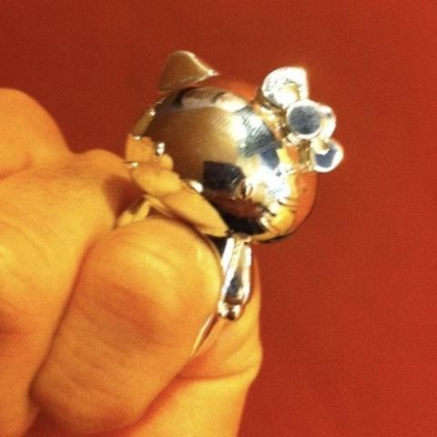 立言設計製作公司 - Hello Kitty戒指