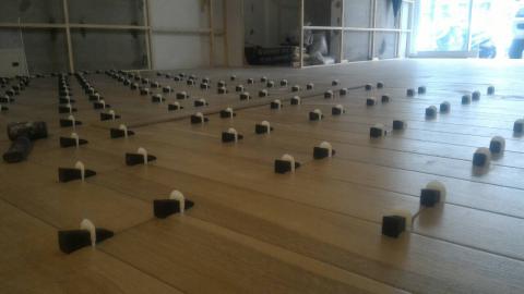 麗家建築工程 - 木紋磚施作