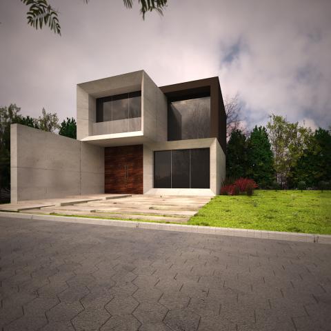 李艾薇 - 建築外觀設計。