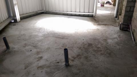 黃龍工程 - 廚房水泥施工