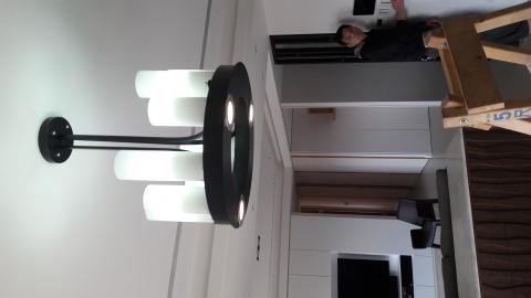 统理水电 - 造型灯组安裝。