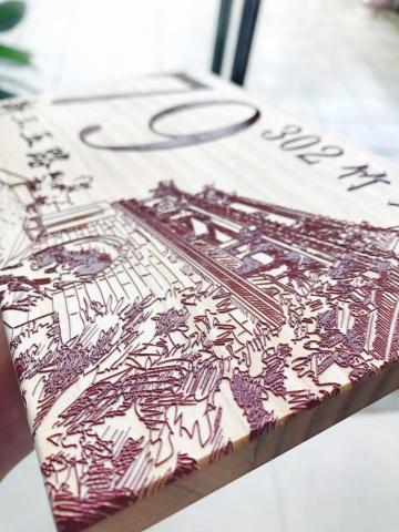 八銘有限公司 - 浮雕木製門牌設計製作-2