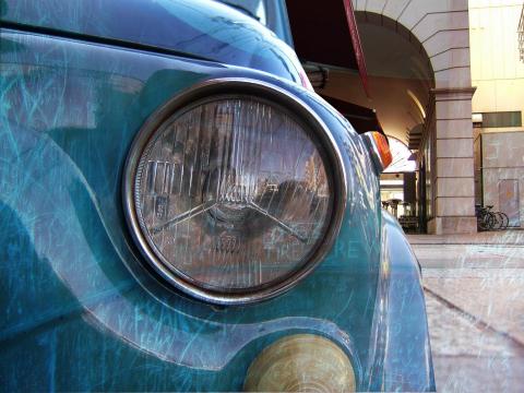 翠的個人工坊 - 車+字牆合成