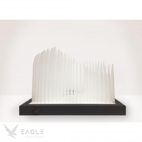 Eagle模型事務所 - 建築模型 / 雷射切割 - ➤概念模型
簡單的色調，簡單的材質，造就不簡單的模型。