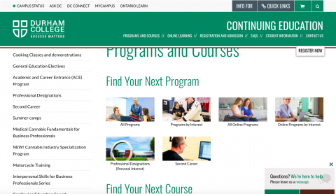 Katy Cheng  - https://durhamcollege.ca/
Wordpress, PHP, Javascript, RWD 網站