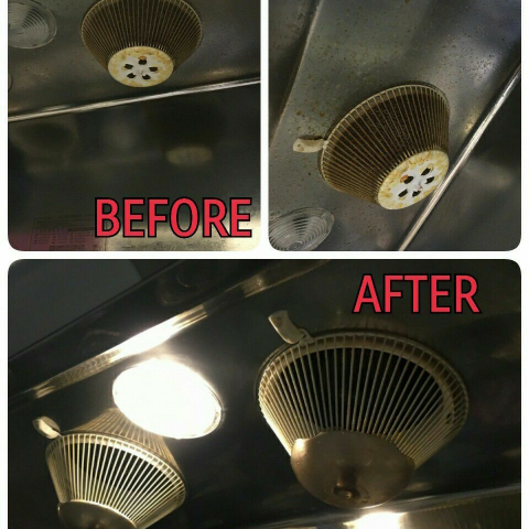 甜甜圈清潔 - 抽油煙機油漬處理乾乾淨淨了～