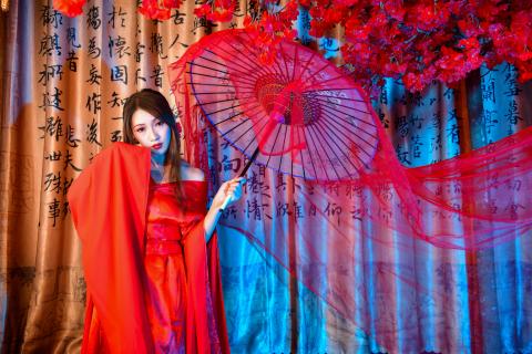 貝菈魔法工作室 - 專業模特兒NINA在貝菈魔法典雅棚