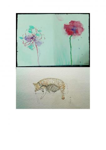 賴英倫 (珮瑩 Aining Art Studio) - 工作室作品-水彩、色鉛筆插畫