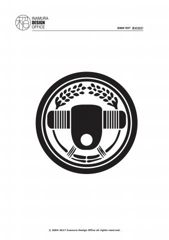 稲村設計事務所 - BMW  R9T / 貼紙設計