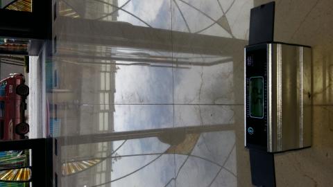 永成企業社 - 石材維護保養工程充滿貴器大理石鏡面處理後晶瑩剔透與窗外景色創造高格調的居住風格
