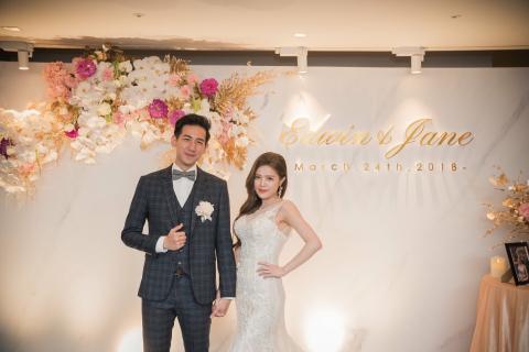 隅花相識 - ［2018/3/24晶華酒店］
背板拍照區設計