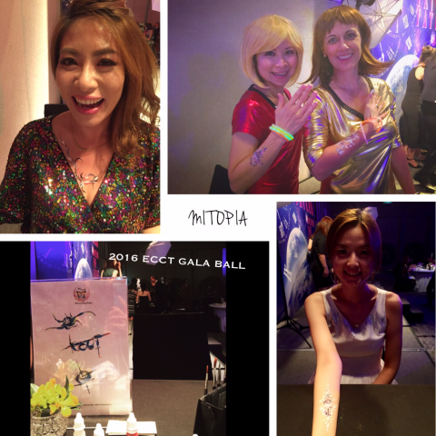 Mitopia彩繪活動承辦與教學 - 『公司尾牙, 私人派對, 精品vip活動』人體彩繪活動承辦
＊客製化獨家設計彩繪圖案
＊彩繪迅速, 一個圖案平均五分鐘內完成
＊使用色料皆通過皮膚檢測安全！孕婦與小孩皆可使用
