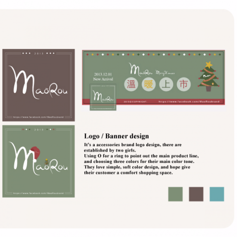 Tratitude - 女性飾品品牌Logo設計
FB 粉絲頁活動Banner設計