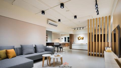 美巢式空間規劃設計有限公司 - Lfot風格的呈現，把整個空間完整的放大。