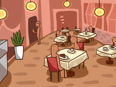 搧風五斗跪 - Q版遊戲畫面插畫