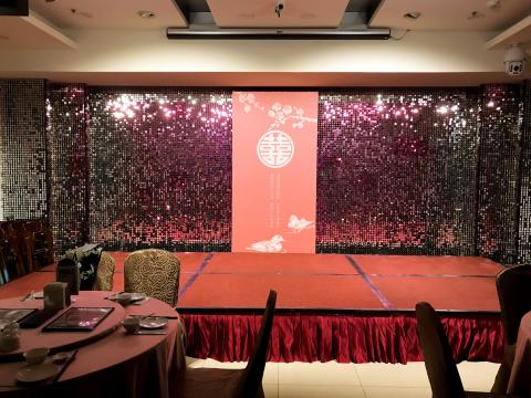 吳翰鈞 - 婚宴舞台背板設計