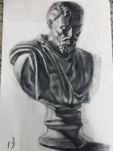 IVY鄧 - 石膏練習素描