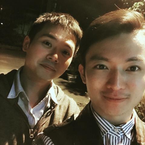 劉大帥 - 與一位工廠老闆合照