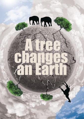 DOUBLEBLESSING雙倍祝福 - 一棵樹救地球 環保海報