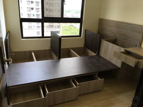 南端室內裝修-EasyGo系統傢俱 - 床底系統收納