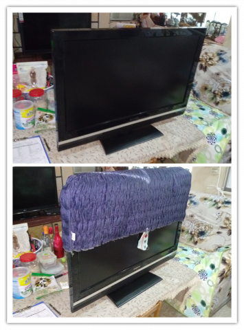 易成精緻搬家 - 液晶電視會先套上專用包護套再包上工業用膠膜 易成精緻搬家 - 液晶電視會先套上專用包護套再包上工業用膠膜