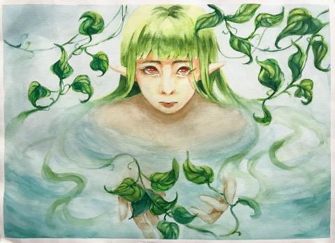 黃采茵 - 水彩創作
工具：水彩