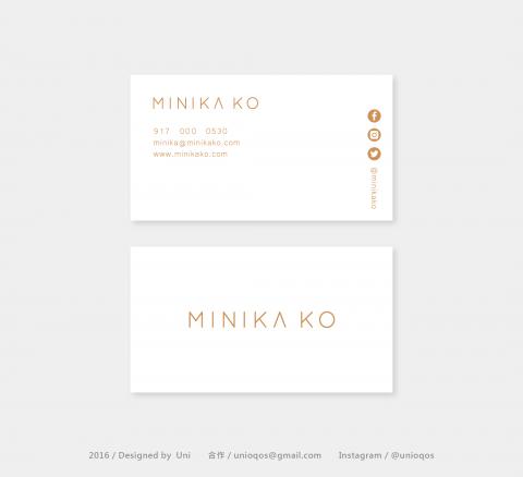 小本生易工作室 - 服裝品牌名片設計