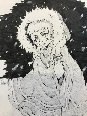 黃采茵 - 繪圖創作
工具：代針筆、墨筆