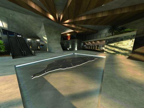 劉浩宇 - 博物館設計大廳炫圖作品