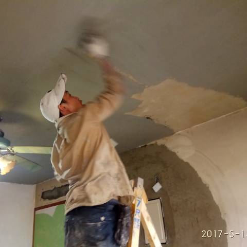 鑫晨專業清潔工作室 - 海沙屋結構補強施工過程