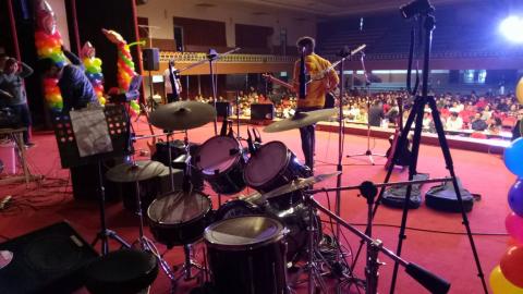 阿輝爵士鼓 - 1061223高應大進修學院聖誕活動應邀表演
