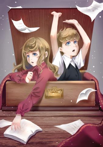 黃采茵 - 插畫系展作品
工具：Photoshop