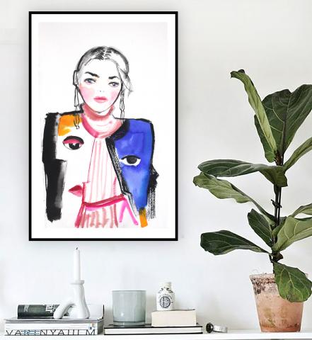 創意插畫工作室 - 時尚人物插畫