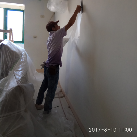 鑫晨專業清潔工作室 - 室內油漆粉刷施工過程