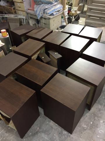 AL藝術塗裝 - 木櫃 染色噴漆 工廠