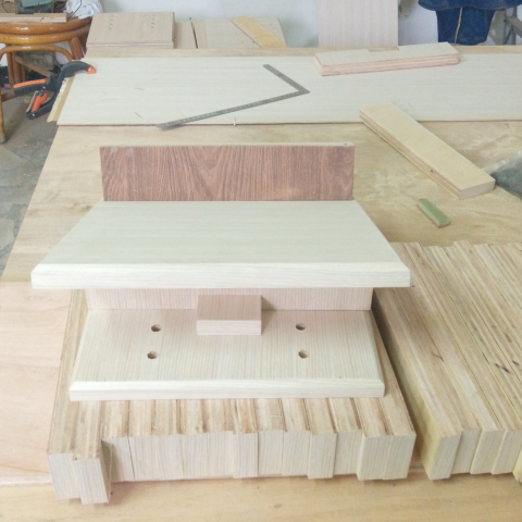 允澤 - 訂制的拉腳經板。可調四段角度