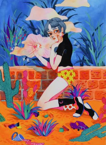 黃煜圻 - 人物插畫