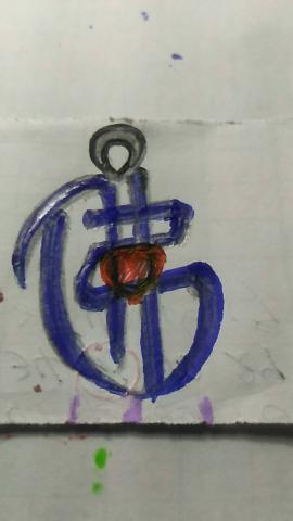 越彩珠寶、模型工作室 - 金工製作:客人自己構思繪畫的佛墜設計圖。 越彩珠寶、模型工作室 - 金工製作:客人自己構思繪畫的佛墜設計圖。