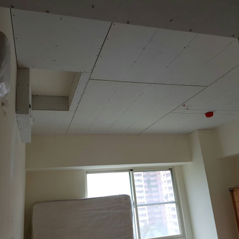 常暉室內裝修工程有限公司 - 暗架天花冷氣背板包覆