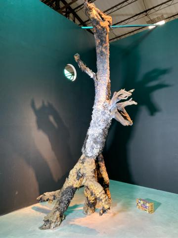 👑TOP👑星耀閣企業行 - 藝術展覽中心造型樹埋置假灌漿以利二次使用 👑TOP👑星耀閣企業行 - 藝術展覽中心造型樹埋置假灌漿以利二次使用