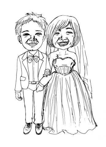 Erica Yin - 婚禮明信片