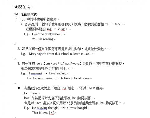 唐德愛 - 自編講義