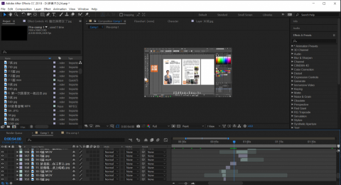 阿柑阿布工作室 - 使用的軟體有AE跟威力導演、PS及PR