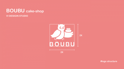 OKAON 丘上制作 - BOUBU Cake Shop Vi Design Studio - 貓頭鷹咖啡廳 - Logo