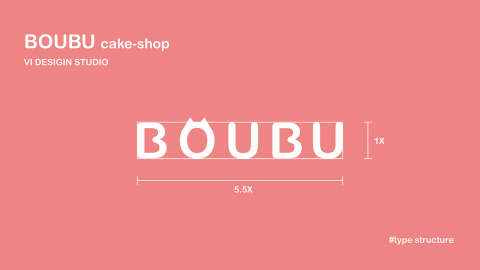 OKAON 丘上制作 - BOUBU Cake Shop Vi Design Studio - 貓頭鷹咖啡廳 - 標準字