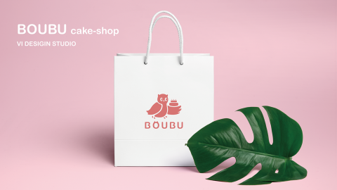 OKAON 丘上制作 - BOUBU Cake Shop Vi Design Studio - 貓頭鷹咖啡廳 - 手提袋