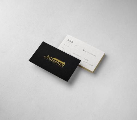 OKAON 丘上制作 - BistroMaverick Restaurants Vi Design Studio - 獨行客餐酒館 - 名片