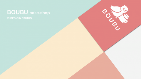 OKAON 丘上制作 - BOUBU Cake Shop Vi Design Studio - 貓頭鷹咖啡廳 - 形象圖